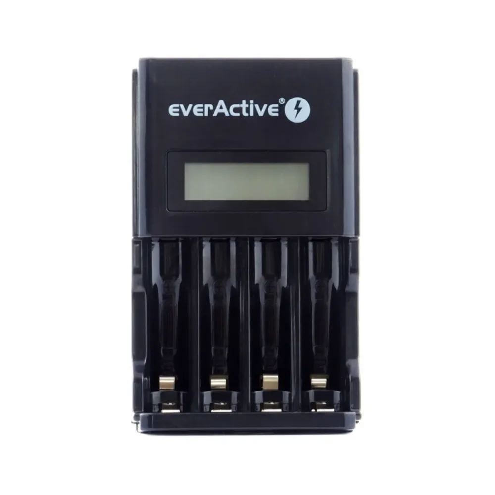 Carregador de Pilhas Recarregáveis EverActive NC-450 AA/AAA