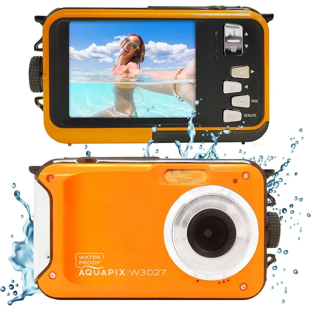 Câmera Submersível Aquapix W3027 Sunset Laranja