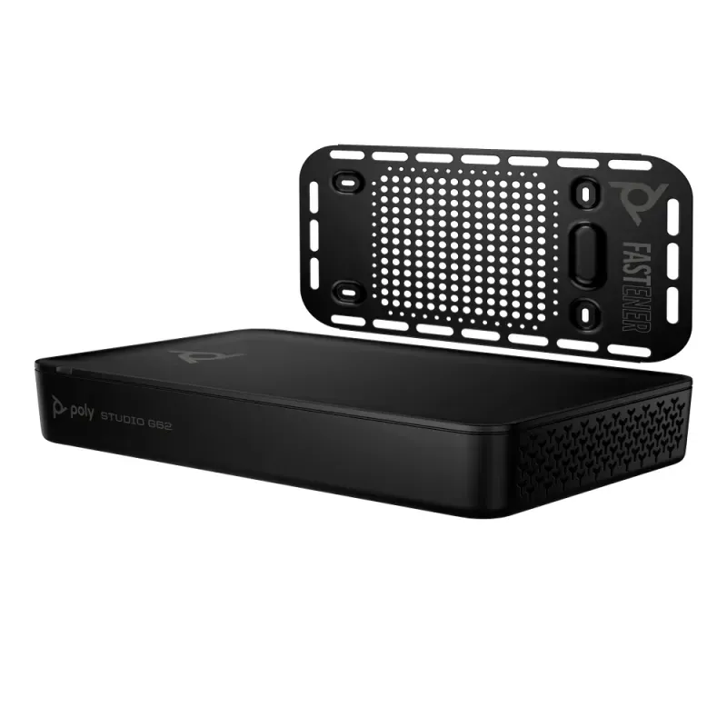 HP Poly Studio G62 - Sistema de videoconferência - Certificado para Microsoft Teams, Certificado para Poly Video - preto - com Mounting Plate Kit - power adapter included