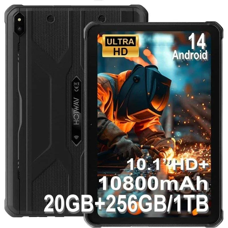 Tablet HOTWAV R10 Pro 4G 10,1" 20GB 256GB Preto