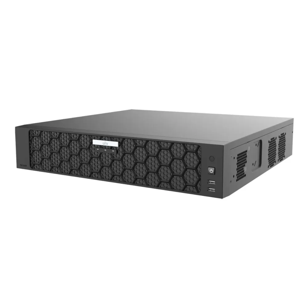 Gravador NVR Uniview Pro 64 Canais 4K Preto - UV-NVR808-64-IX-G