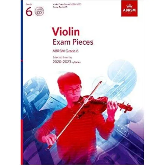 ABRSM LIVRO Violin Exam Pieces Grade 6 2020 2023