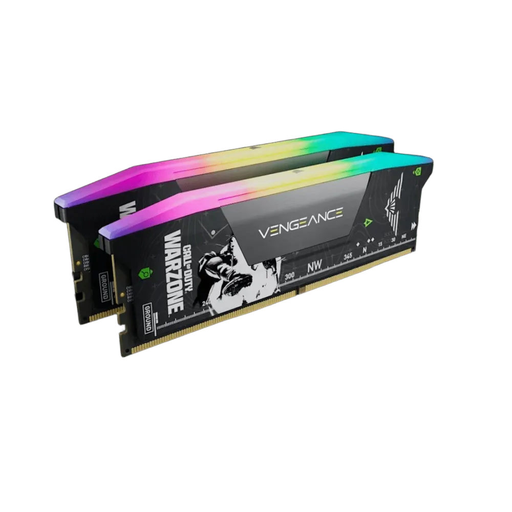 Memória Ram Corsair Vengeance RGB DDR5 32GB 2X16GB CL30 6000MT/s CALL OF DUTY: WARZONE EDITION