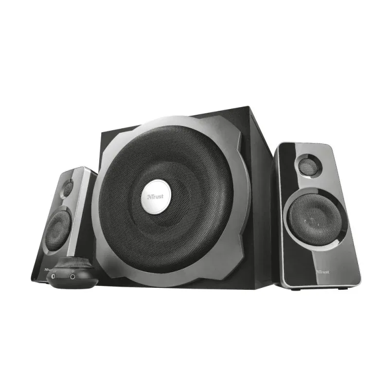 Colunas Trust Tytan 120W 2.1 Preto