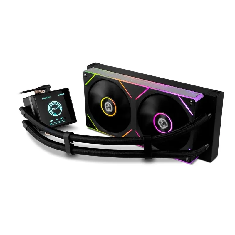 Refrigeração Líquida NOX Hummer M-240 LCD 240mm 2 Ventoinhas ARGB Ecrã LCD
