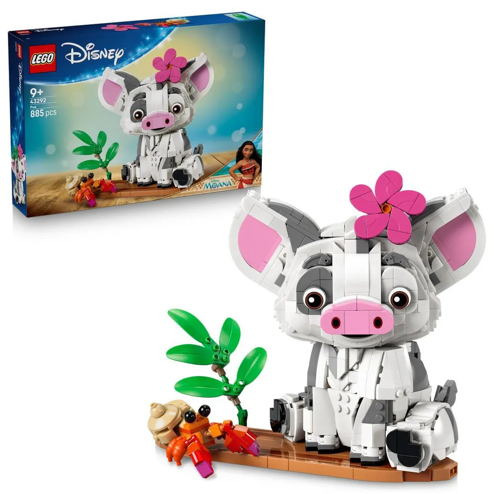 LEGO Disney Princess: Pua | Idades 9+ | 885 Peças | Item 43292