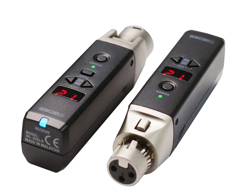 Sistema sem fios para Microfone Boss WL-30XLR Wireless System