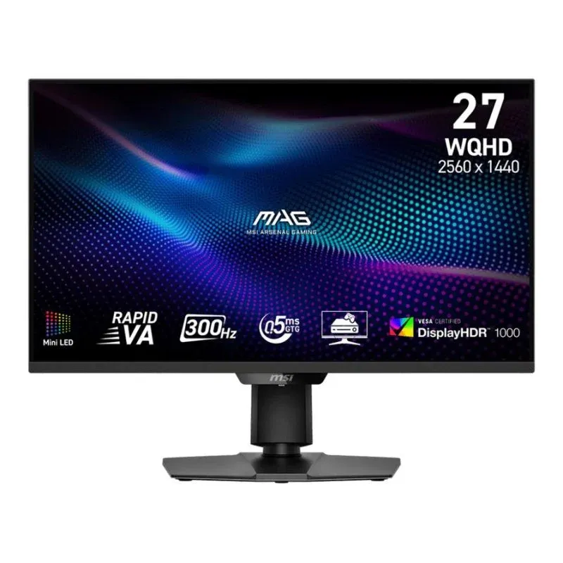 Monitor MSI MAG 274QPFDE X30MV 27" Wide Quad HD 300Hz VA HDR1000 Ajuste altura