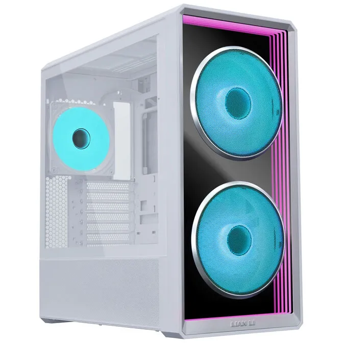 Caixa ATX Lian Li Lancool 217 Infinity Branca Vidro Temperado