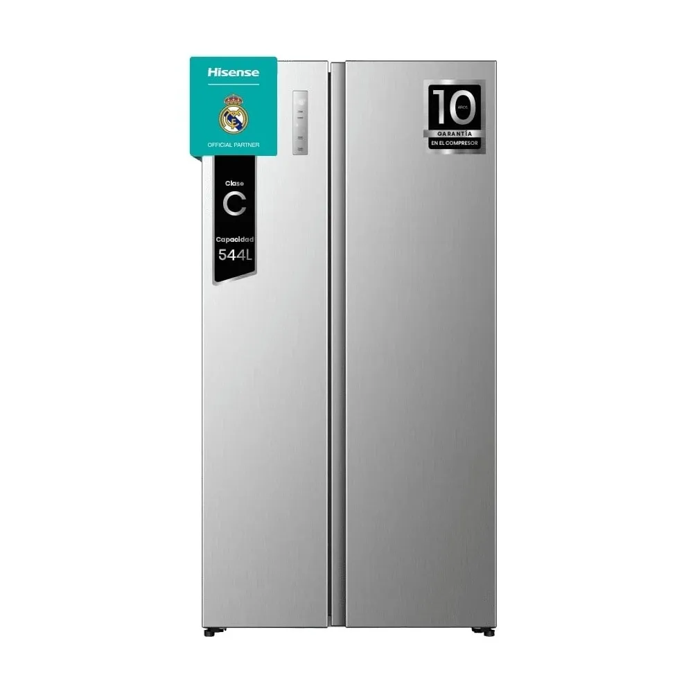 FRIGORÍFICO HISENSE RS3P558NEIC 179×91 NF INOX DSP METALC