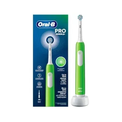 Escova de Dentes Elétrica Oral-B Pro Junior 6+ Verde