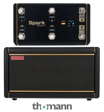 Positive Grid Spark 2 BK w/Footsw Bundle