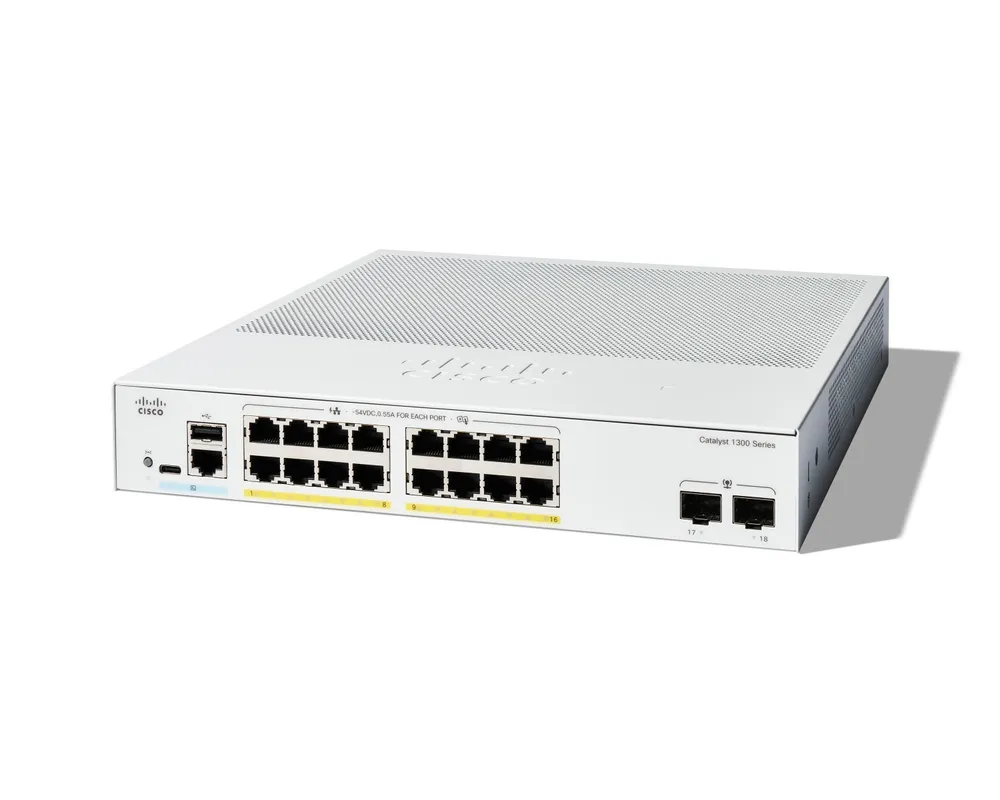 Cisco C1300-16FP-2G switch de rede Gerido L2/L3 Gigabit C1300-16FP-2G
