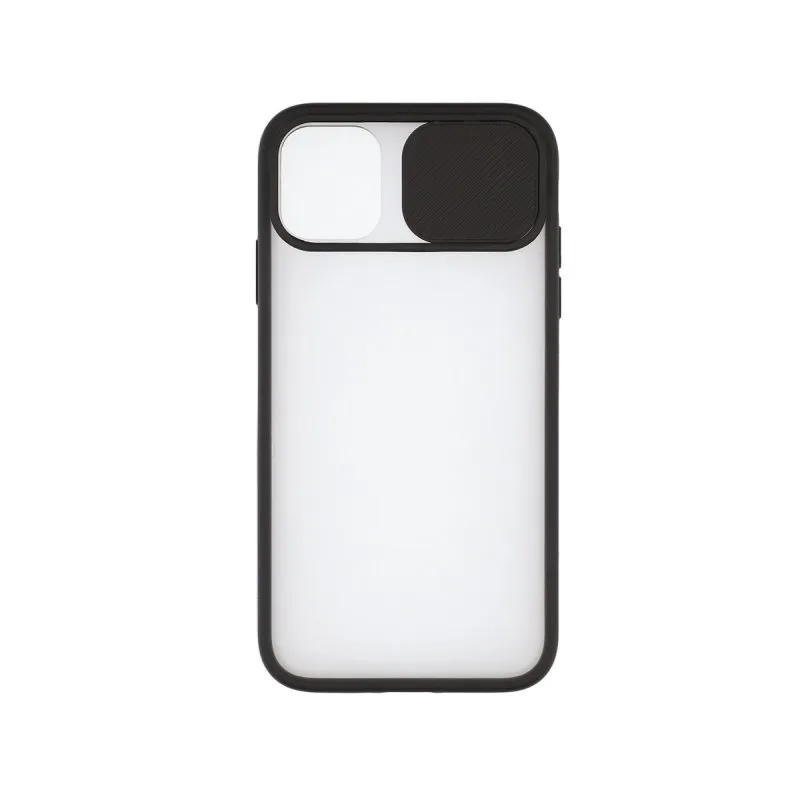 Ksix Capa Duo Soft Cam Protect para iPhone 12 Mini Preta