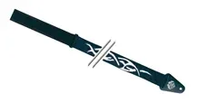 Correia guitarra Fire&stone 018 Tattoo Edition Tribal Branco