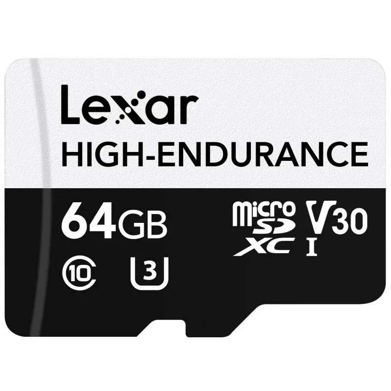 Cartão MicroSD Lexar High-Endurance 64 GB Classe 10 UHS-I U3 V30