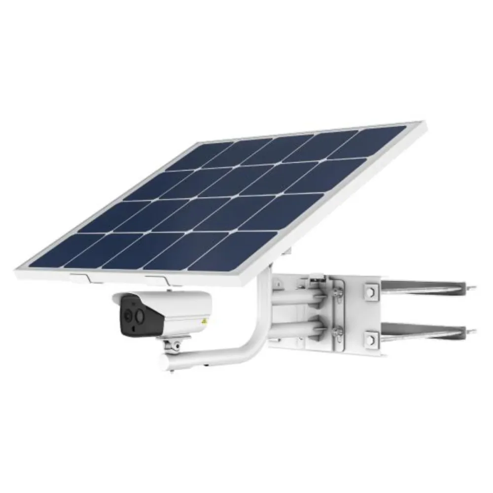 Câmara de Segurança Dual IP Solar Térmica Hikvision Bullet PoE 4MP 4.3 mm Exterior IP67- DS-2DE2C400IWG-K/4G/C09S20(2.8mm)