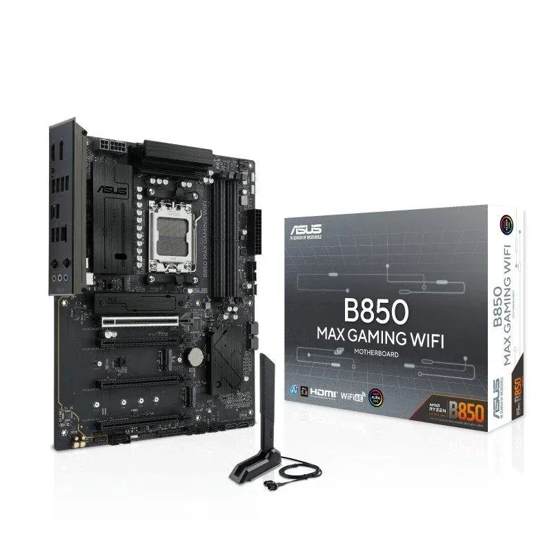 Motherboard ASUS B850 MAX GAMING WIFI B850 Socket AM5 DDR5 ATX WiFi 6E RGB