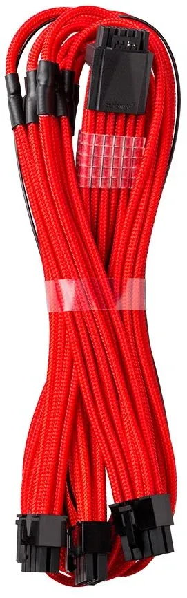 Cabo CableMod C-Series Pro ModMesh 12VHPWR 3x PCI-e para Asus/Seasonic 60cm Vermelho
