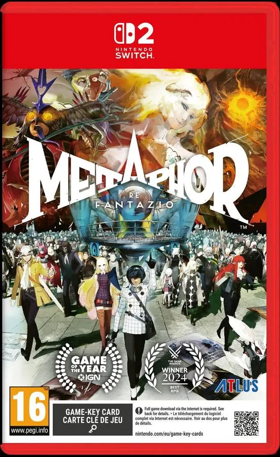 Pré-venda Jogo Nintendo Switch 2 Metaphor: ReFantazio