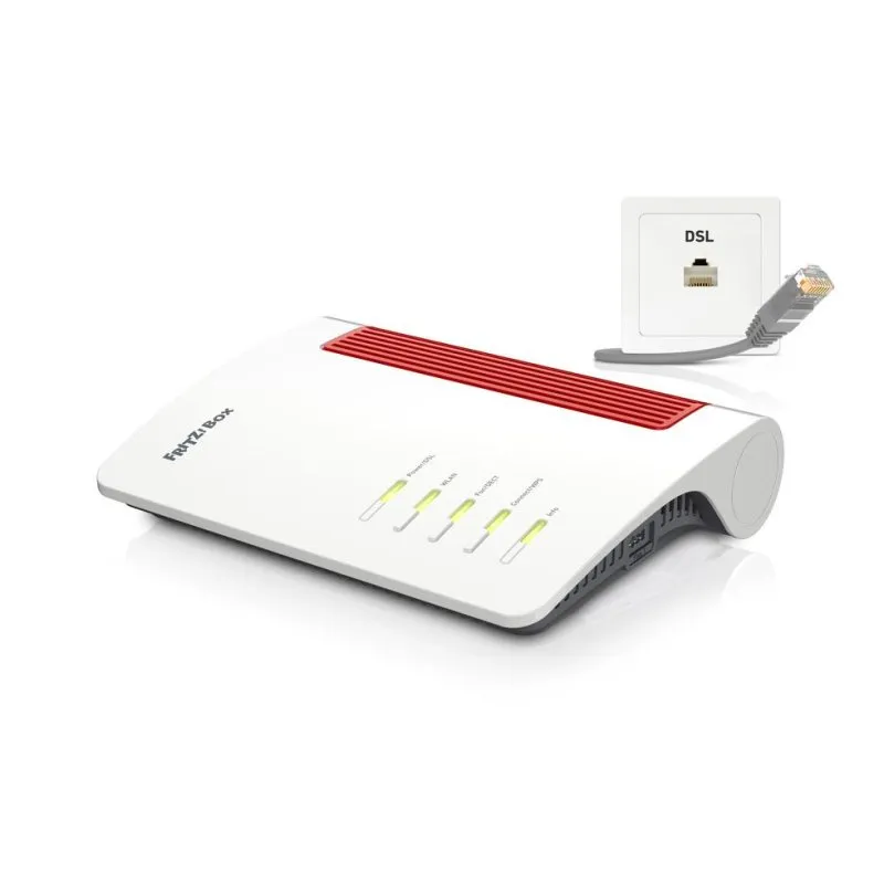 Router Fritz Box 7690 VDSL RJ-45 Wi-Fi 7 5.76 Gbps Doble Banda Mesh