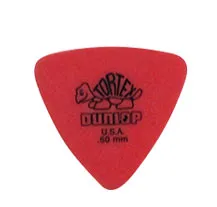 Palhetas Jim Dunlop Tortex Triangle Vermelho 0.50mm