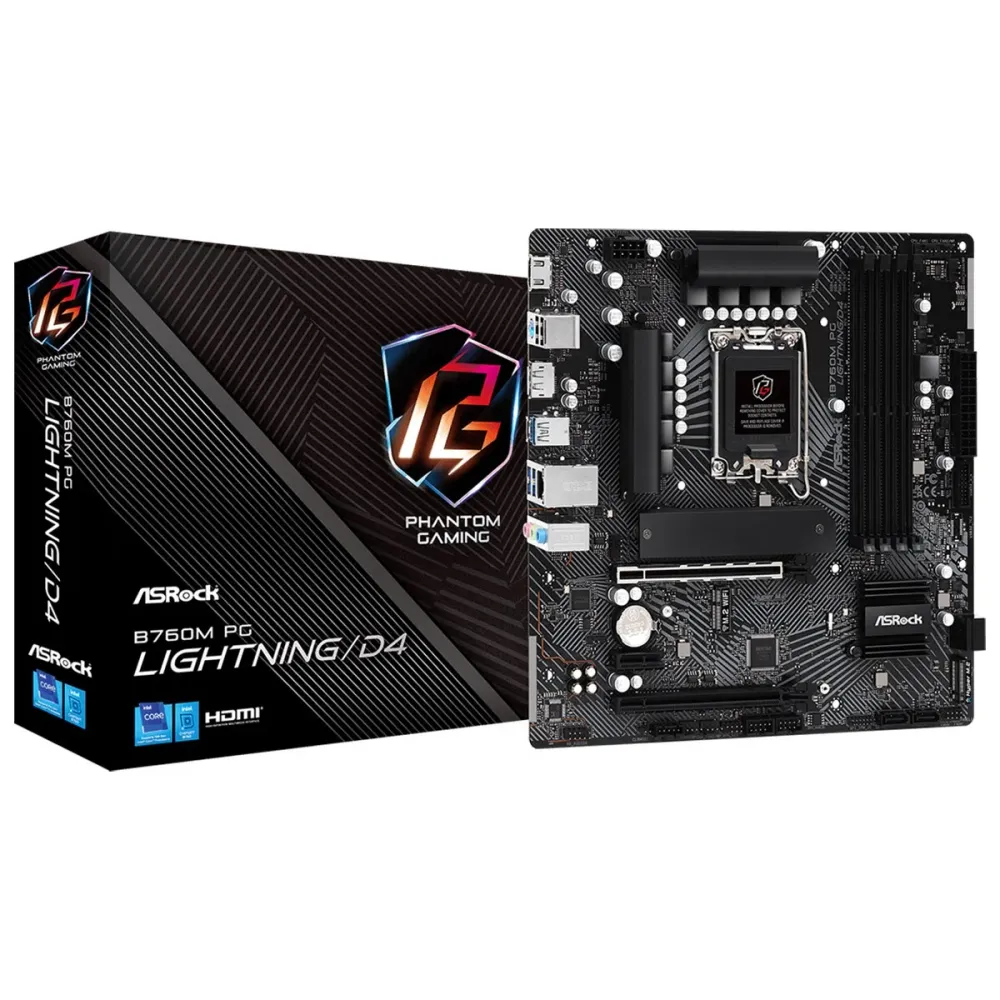 Motherboard Micro-ATX ASrock B760M PG Lightning D4