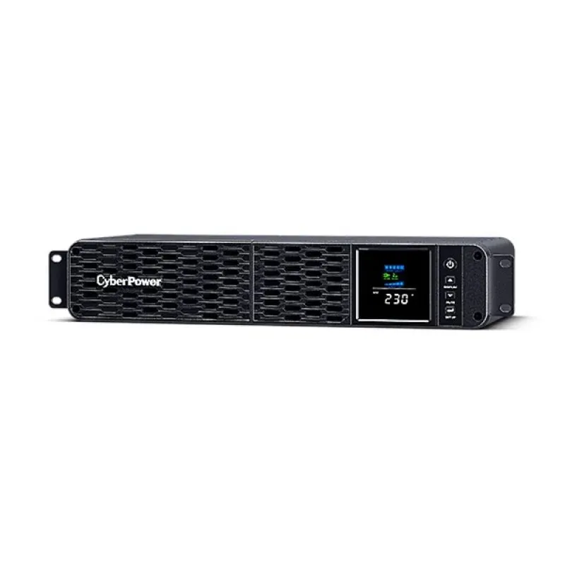 CyberPower CP2000EIPFCRM2U UPS 2000VA Rack com Bateria Chumbo-Ácido, 7,9 Minutos, Onda Sinusoidal, 8 Saídas e LCD