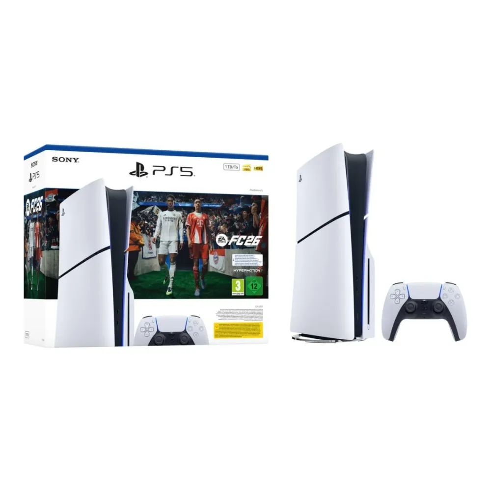 Consola Sony PlayStation 5 Slim 1TB (Edição Standard) + Jogo Digital EA Sports FC 26