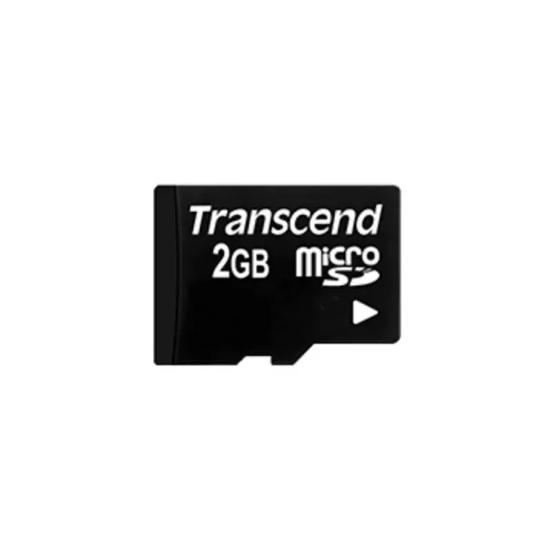 Cartão MicroSD Transcend TS2GUSD 2GB Preto com Adaptador SD