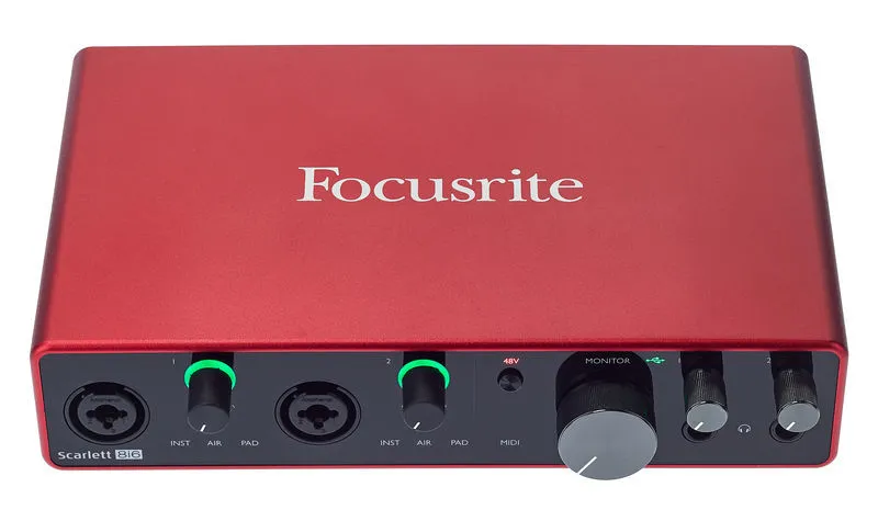 Interface Áudio Focusrite Scarlett 8i6 3rd Gen