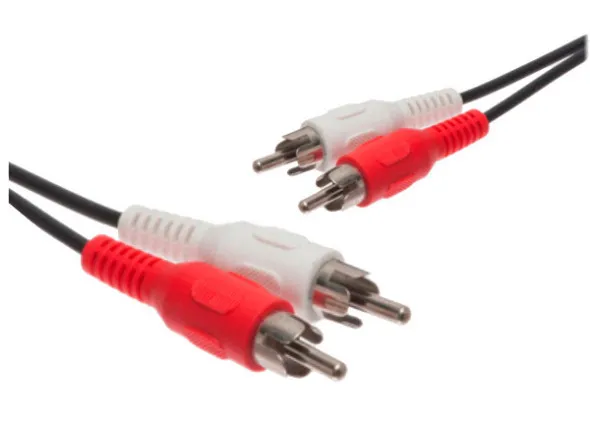 Alpha Elettronica 2-RCA MACHO / 2-RCA MACHO PVC 3M
