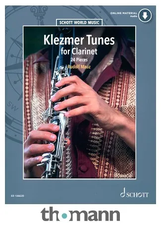 Schott Klezmer Tunes For Clarinet