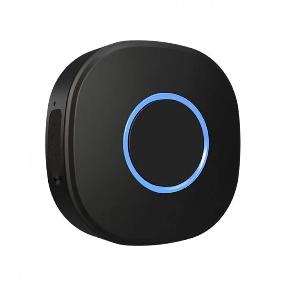 Módulo Automação Shelly Button 1 Preto - 1 Botão, 4 Ações: Controla a Casa com Apenas Um Clique