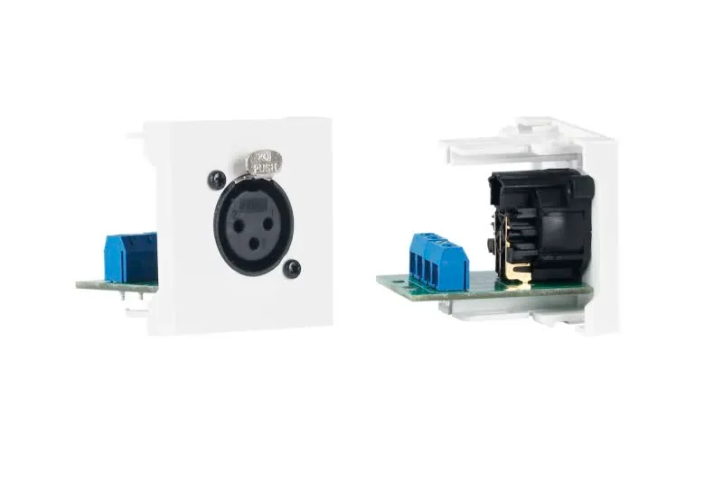 Conector XLR 3 Pinos Femea p/ 1 Painel Ligação - WP-39X