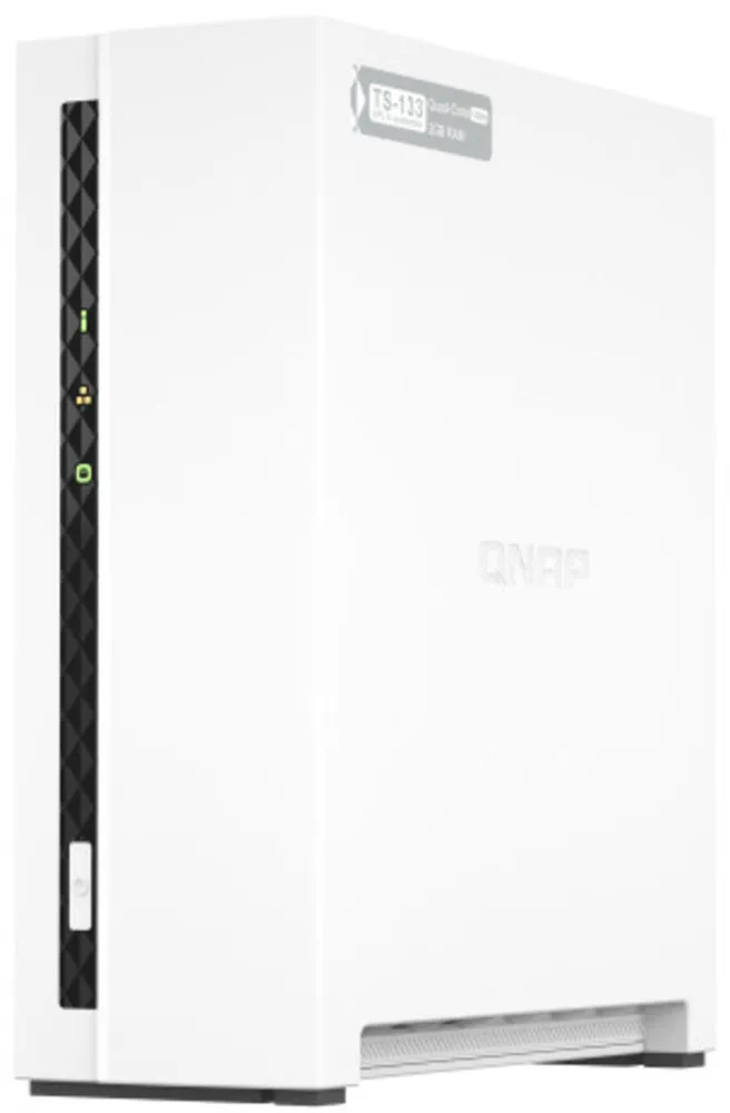 NAS QNAP TS-133 - 1 Baía - 1.8GHz 4-core - 2GB RAM