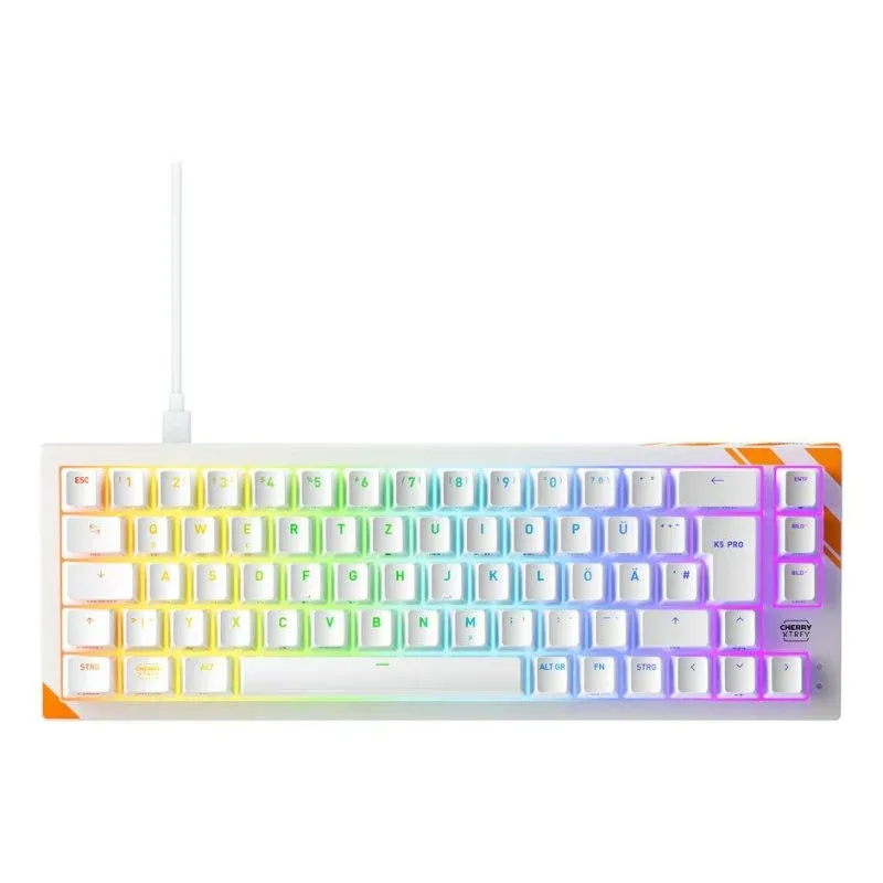 Teclado CHERRY K5 PRO TMR Compacto Magnético RGB QWERTZ Cabo Removível