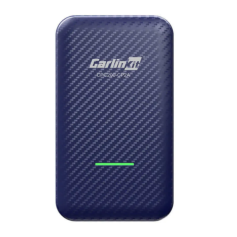 Adaptador s/ Fios CP2A p/ Carplay / Android Auto (Azul) - CARLINKIT