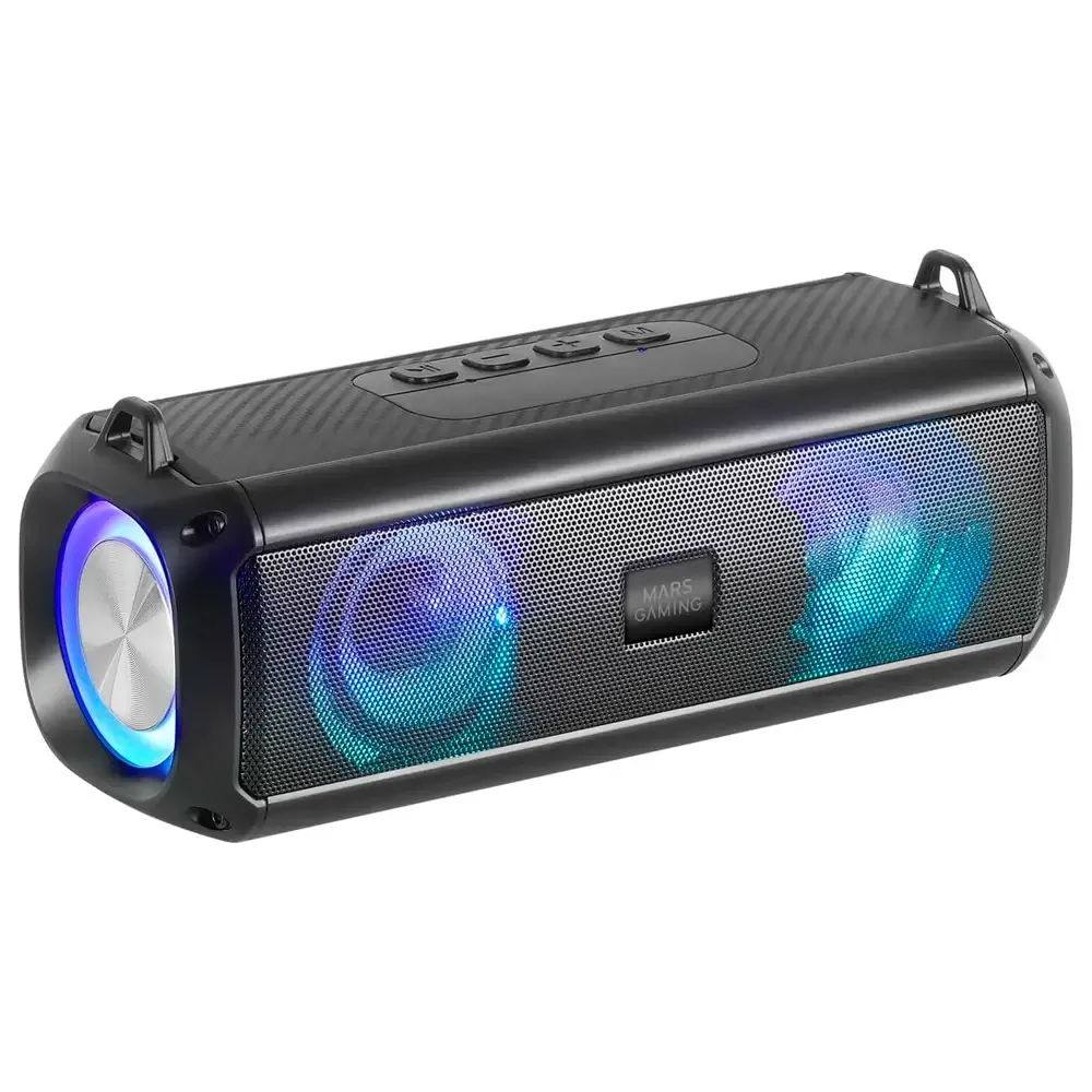 Coluna Portátil Mars Gaming MXB-XT RGB 20W Bluetooth Preta