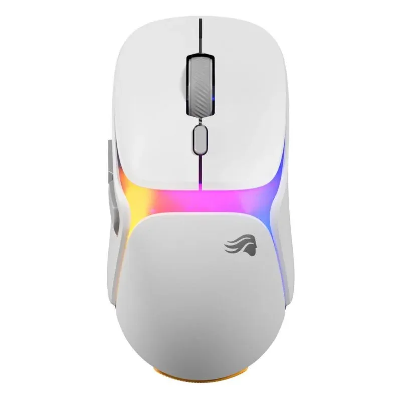 Ratón GLORIOUS Model O3 Wireless Bluetooth RF 30000DPI Branco RGB 6 Botões