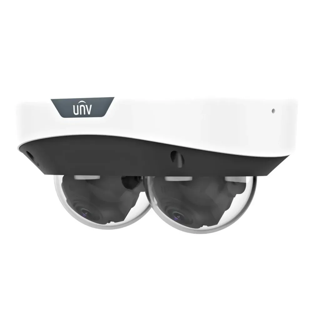 Câmara de Segurança IP Uniview Prime Dome PoE 2x4MP 2.8mm IP67 IK10 LightHunter - IPC3224SS-ADF28K-I1