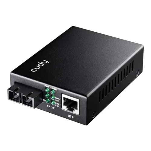 Conversor Fibra Cudy MC100GSA-20 Gigabit Single-Mode
