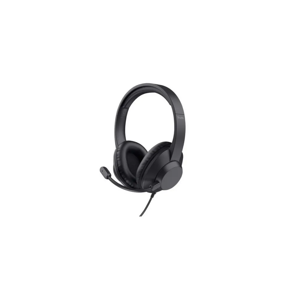 Auscultadores Headset Ayda Max c/ Fios USB (Preto) - TRUST