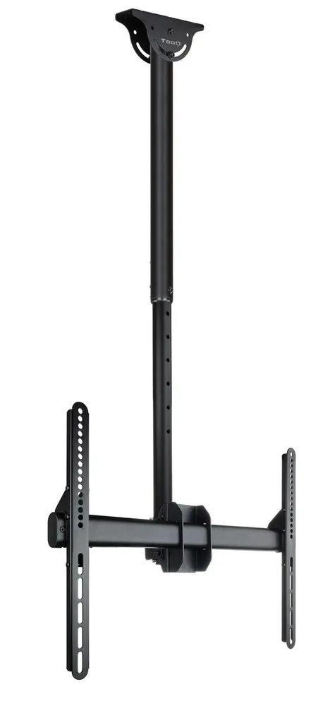 Suporte de Tecto Tooq Tilt Giratório e Extensível 37" a 70" Max. 50kg Preto