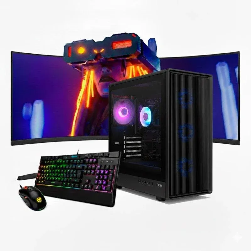 Desktop NeoPC Intel Core i9 14900KF 32GB 1TB SSD Windows 11 Pro RTX 5070 34" QHD monitor curvo