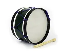 Bombo Tradicional Adamastor PLX12 Verde/Aro Preto 30cm