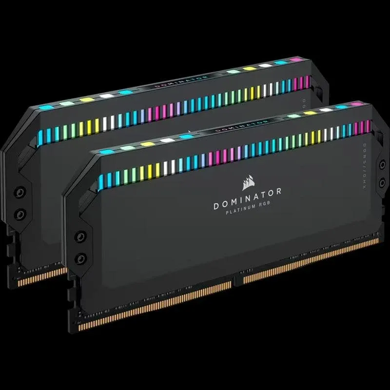Memória RAM Corsair Dominator 32GB 2x16GB DDR5 6400MHz CL32 RGB Preto