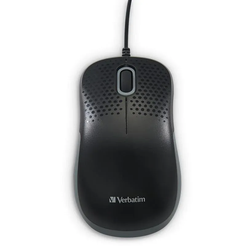 Rato Verbatim 49024 USB Tipo-A 1000 DPI Preto Ergonómico Mão Direita