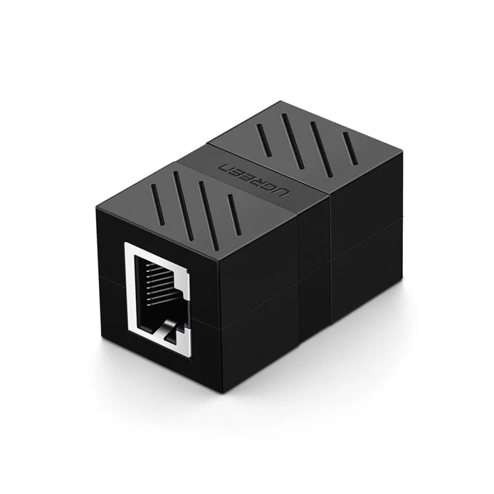 Extensão Ugreen NW114 União RJ45 Preta