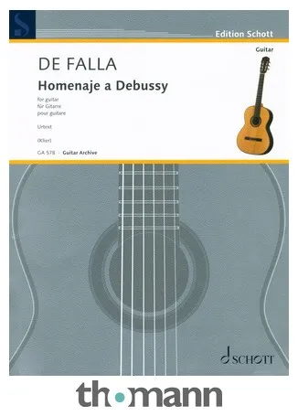 Schott De Falla Homenaje a Debussy